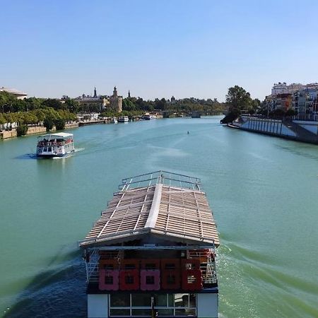Apartamento Con Vistas Al Rio Guadalquivir En Triana, Sevilla Esterno foto